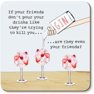 Coaster - Friends Pour Drinks